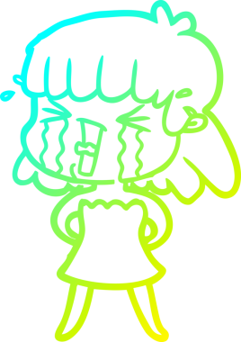 Bir insan tarafından çizilmiş bir karikatür kadın çizimi.