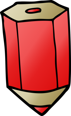 Bir insan tarafından çizilmiş karalama renkli kalem.