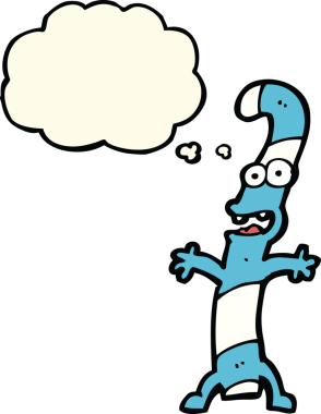 Bir insan tarafından çizilmiş düşünce balonlu şeker kamışı.