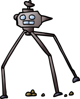 bir insan tarafından çizilmiş karalama uzay roketi