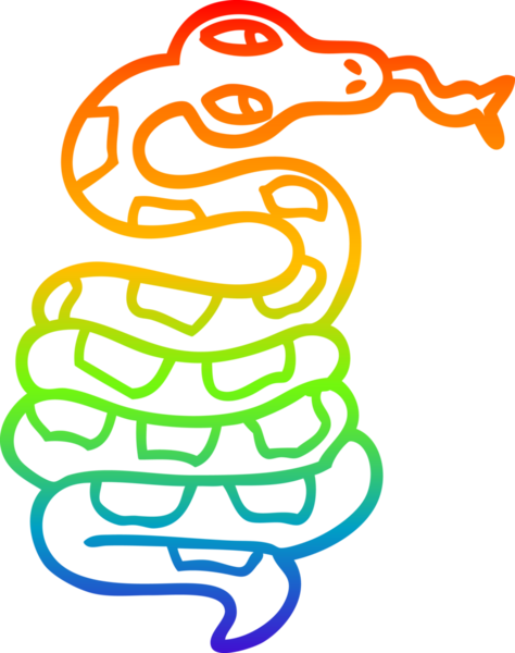 bir insan tarafından çizilmiş gökkuşağı gradyanı çizimi