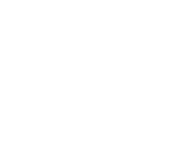 Bir insan tarafından çizilen Kurbağa Tebeşiri