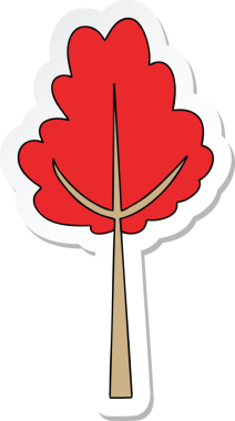 Sonbaharda bir insan tarafından çizilmiş tuhaf bir el çizimi.