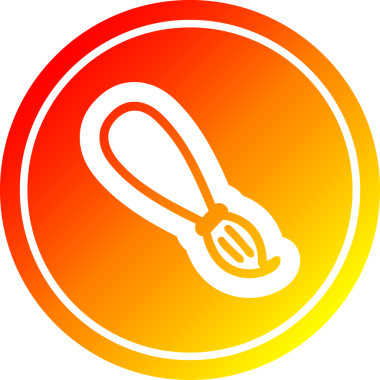 bir insan tarafından çizilmiş sıcak gradyan bir resim.