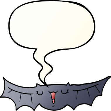 Bir insan tarafından çizilmiş, konuşma baloncuklu çizgi film sopası.