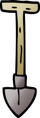 bir insan tarafından çizilmiş karalama küreği