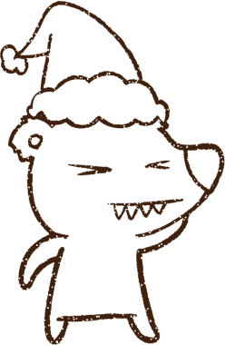 Bir insan tarafından çizilen Kutup Ayısı Kömürü