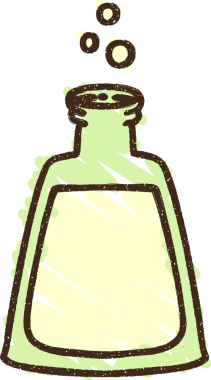 Bir insan tarafından çizilen Sihirli İksir Tebeşiri