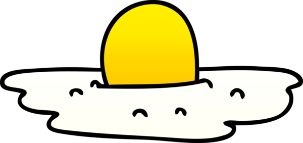 bir insan tarafından çizilmiş gölgelenmiş garip karikatür yumurta.