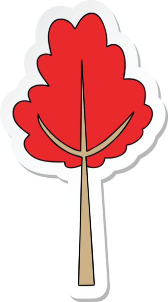 Sonbaharda bir insan tarafından çizilmiş tuhaf bir el çizimi.