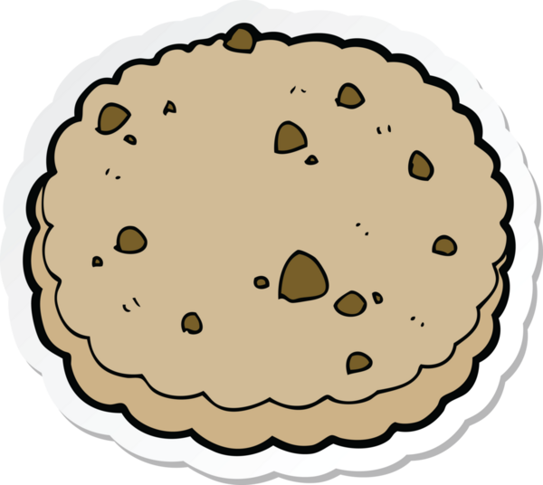 Bir insan tarafından çizilmiş karikatür bisküvisi.