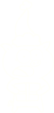 Bir insan tarafından çizilmiş neşeli domuz tebeşiri.