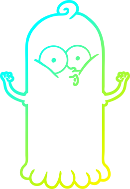 Bir insan tarafından çizilmiş bir karikatür çizimi.