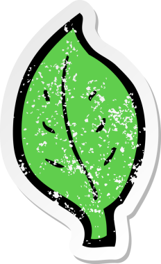 Bir insan tarafından çizilmiş karikatür yaprağının geriletilmiş yapıştırması.