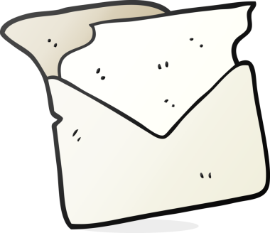 Bir insan tarafından çizilmiş serbest karikatür açık mektup