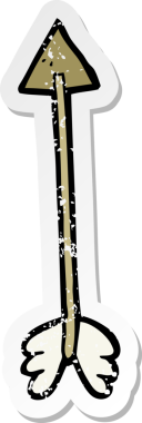 Bir insan tarafından çizilmiş karikatür okunun sıkıntılı çıkartması