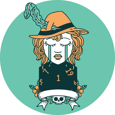 Bir insan tarafından çizilmiş insan ozan karakteri simgesi