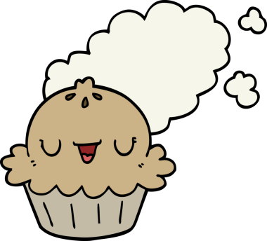 Bir insan tarafından çizilmiş şirin bir karikatür.