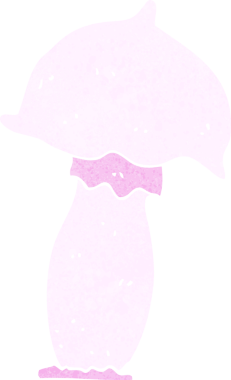 bir insan tarafından çizilmiş mantar mantarı