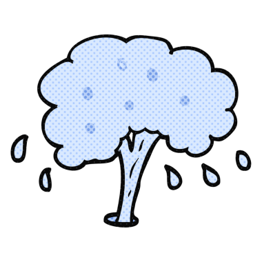 Bir insan tarafından çizilmiş serbest çizim karikatür su oluğu