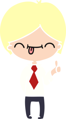 Bir insan tarafından çizilmiş el yazısıyla çizilmiş bir çocuk karikatürü.