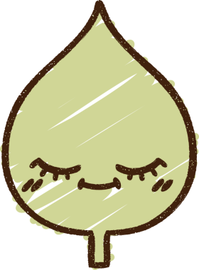 Bir insan tarafından çizilen Yaprak Tebeşiri