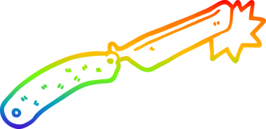 Bir insan tarafından çizilmiş keskin bir karikatür çizimi.