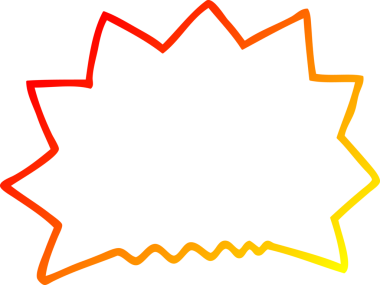 Bir insan tarafından çizilen Büyük Patlama çizgi filminin sıcak çizgi çizimi