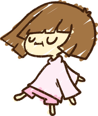 Bir insan tarafından çizilen Dans Eden Kadın Tebeşiri