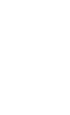 Bir insan tarafından çizilen Kutup Ayısı Tebeşiri