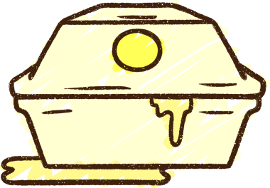 Paket Kutusu Tebeşiri Bir insan tarafından çizilmiş