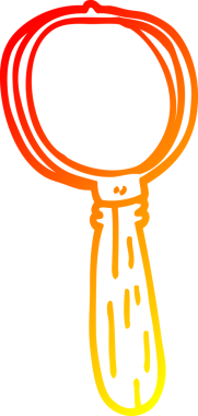 Bir insan tarafından çizilmiş çizgi film büyüteçlerinin çizimi.