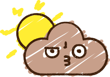 Bir insan tarafından çizilen Yağmur Bulutu Tebeşiri