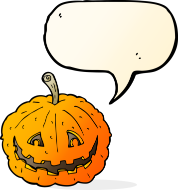 Bir insan tarafından çizilmiş balkabağı gibi sırıtan bir çizgi film.