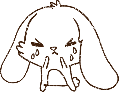 Ağlayan Tavşan Kömürü Bir insan tarafından çizilmiş