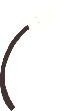 Bir insan tarafından çizilen el hareketinin karalaması.