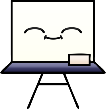 Bir insan tarafından çizilmiş beyaz bir karikatür.