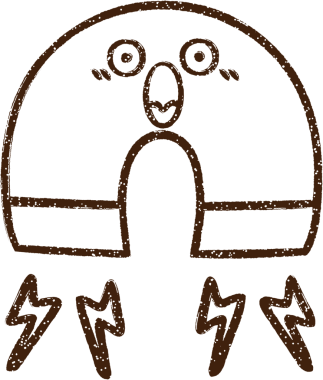 Bir insan tarafından çizilmiş mıknatıs kömürü