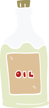 Bir insan tarafından çizilmiş karalama zeytinyağı.