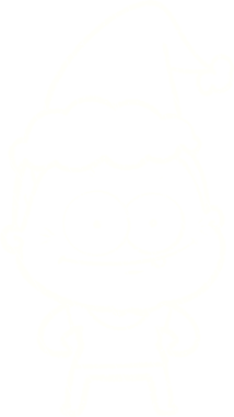 Bir insan tarafından çizilen Noel Adam Tebeşiri