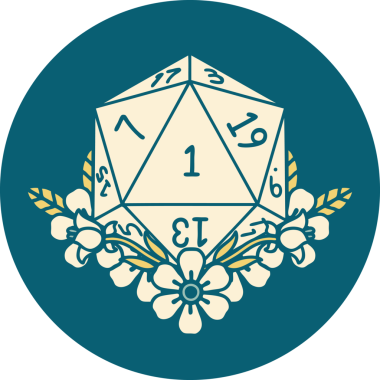 Retro Dövme Tarzı Doğal Zarlar Bir insan tarafından çizilmiş çiçek elementleri ile yuvarlanır