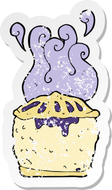 Bir insan tarafından çizilmiş yaban mersinli turtanın geriletilmiş yapıştırması.