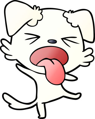 Bir insan tarafından çizilmiş iğrenç bir çizgi film.