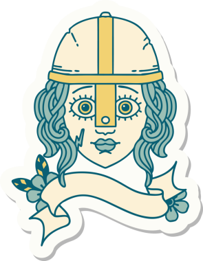 Bir insan tarafından çizilmiş insan dövüşçüsünün çıkartması.