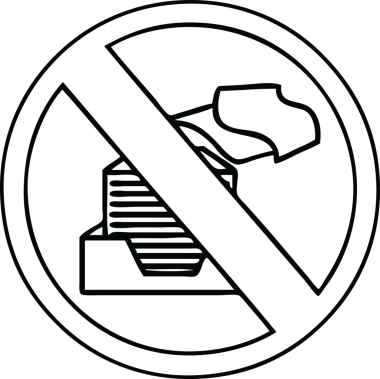 Bir insan tarafından çizilmiş kağıtsız bir ofis sembolünün çizgi çizimi