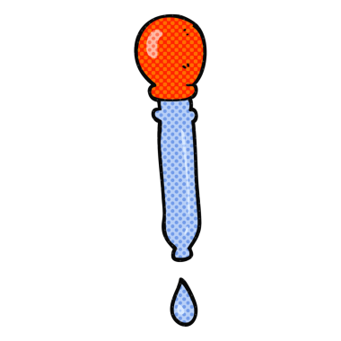 Bir insan tarafından çizilmiş serbest çizim su damlası.