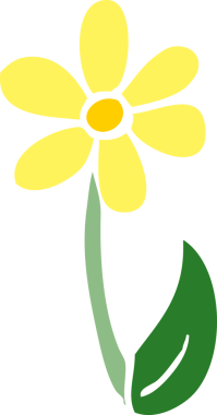 bir insan tarafından çizilmiş bahar çiçeği karalaması