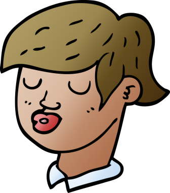 bir insan tarafından çizilmiş karalama içeriği yüz