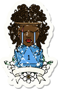 Retro Dövme Tarzı Ağlayan Barbar İnsan Bir insan tarafından çizilmiş doğal bir ruloyla