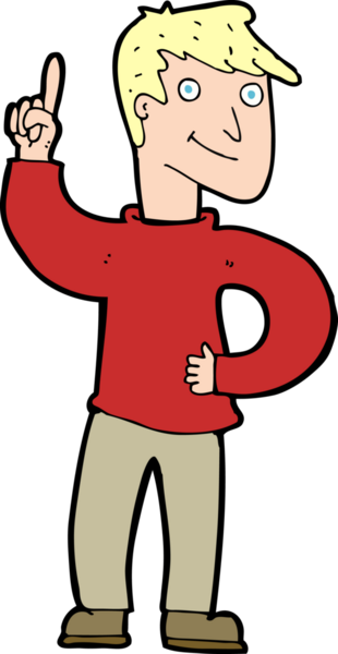 Bir insan tarafından çizilmiş harika bir fikri olan çizgi film adamı.